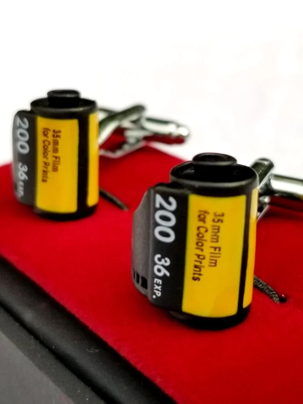 35mm Film Roll Cufflinks Links Father's Day Photographer Camera Gift